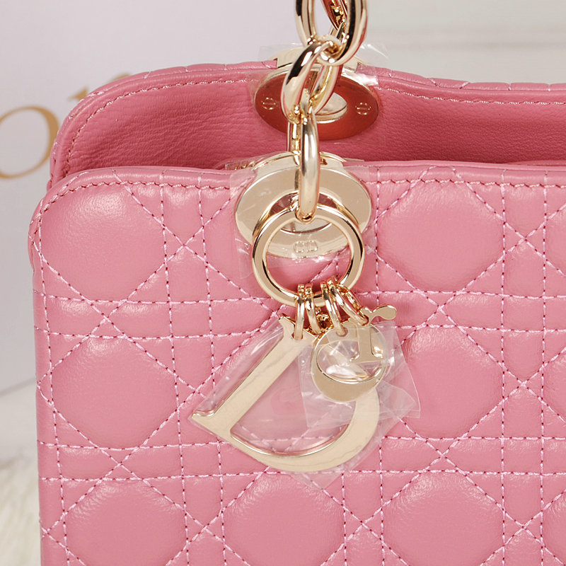 dior soft tote lambskin 52232 pink